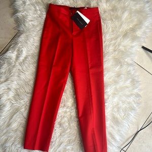 Zara brand new pants in beautiful red color